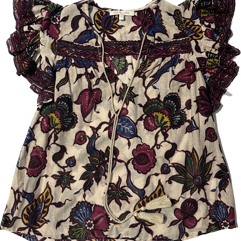 Love the Label floral blouse